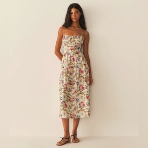 Doen Benoit Dress in Ivory Wild Rose